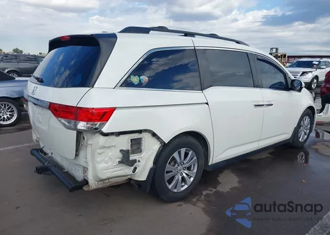 2015 Honda Odyssey Ex-L from USA, damaged, VIN 5FNRL5H60FB099370